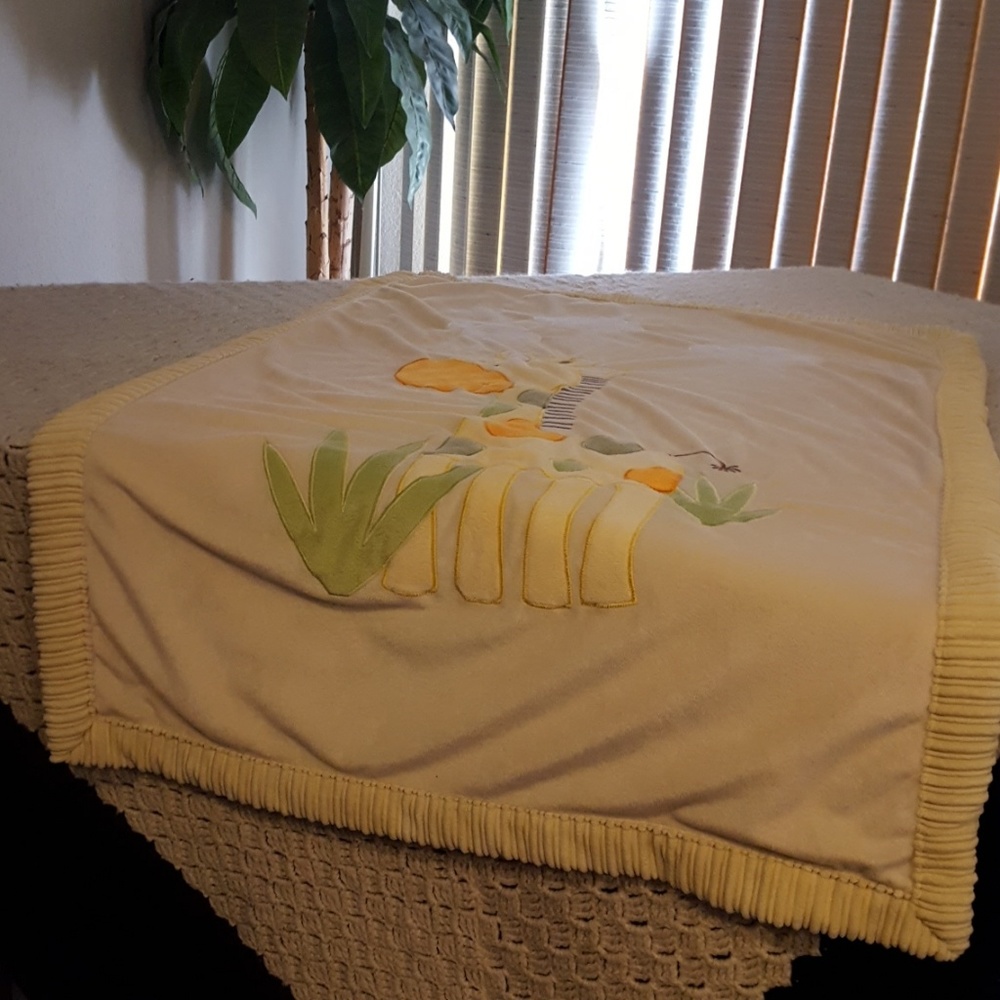 Baby giraffe blanket.